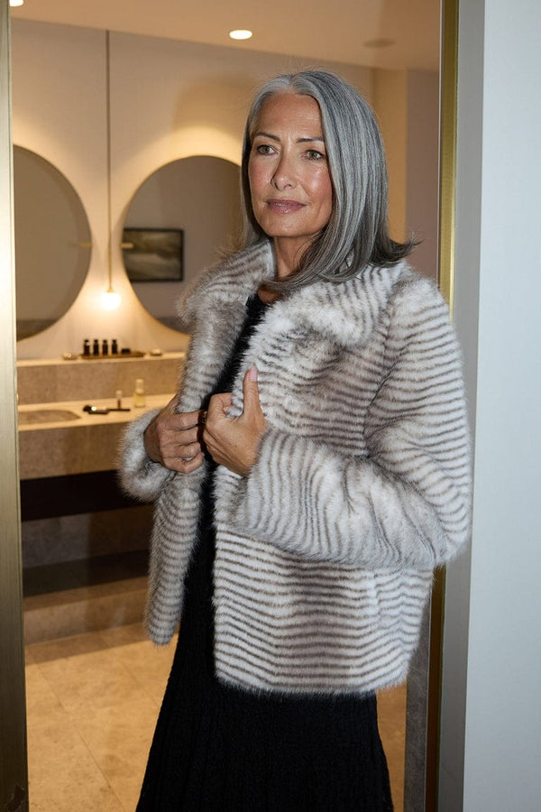 Brave and True Steinway Jacket - Grey Stripe