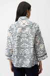 Joseph Ribkoff LDS Jacket - navy/white