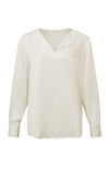 YAYA V-neck Top - Birch Sand