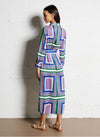 La Petite Etoile Printed Shirt Dress - Multicolored