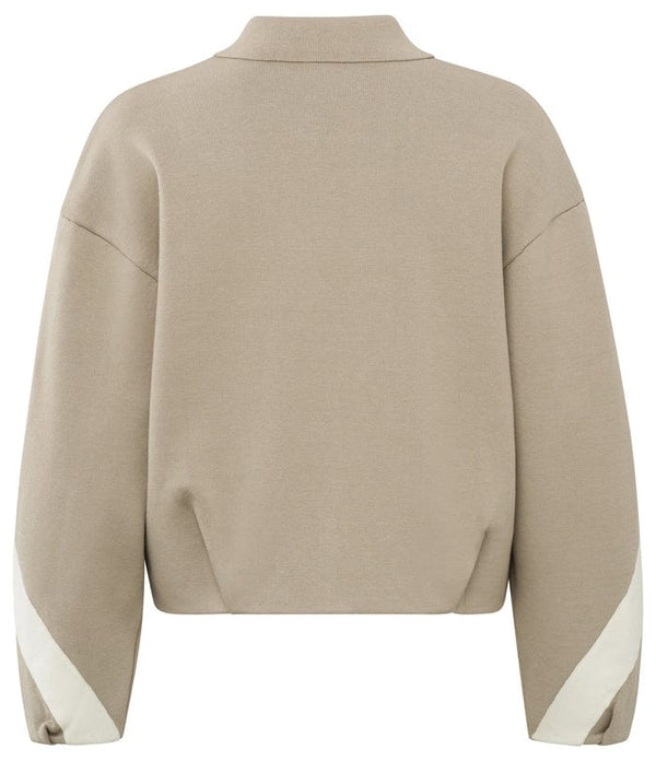 YAYA Cardigan - Aluminium Beige