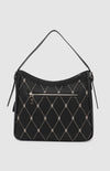 PRINGLE Argyle AOP Hobo Bag - Black