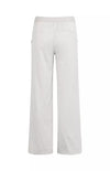 YAYA High Waist Wide Leg Trousers - Off White