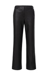 YAYA Faux Leather Trousers - Black