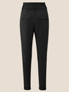 YAYA High Waist Woven Trousers - Black