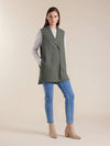 SIROCCO Boiled Wool Vest - Sage