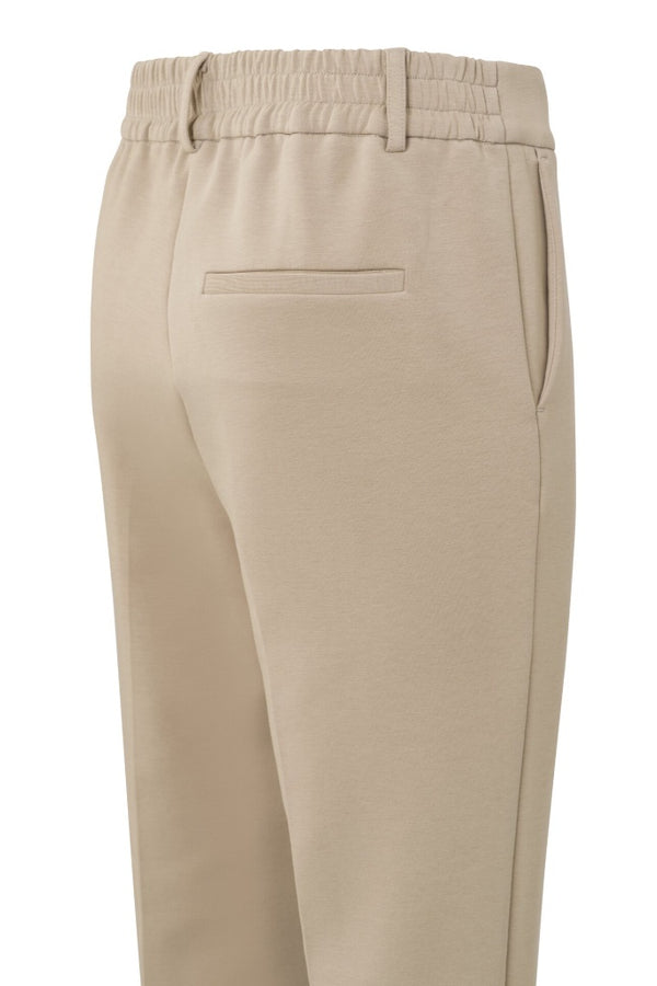 YAYA – Nohavice Scuba - Aluminium beige