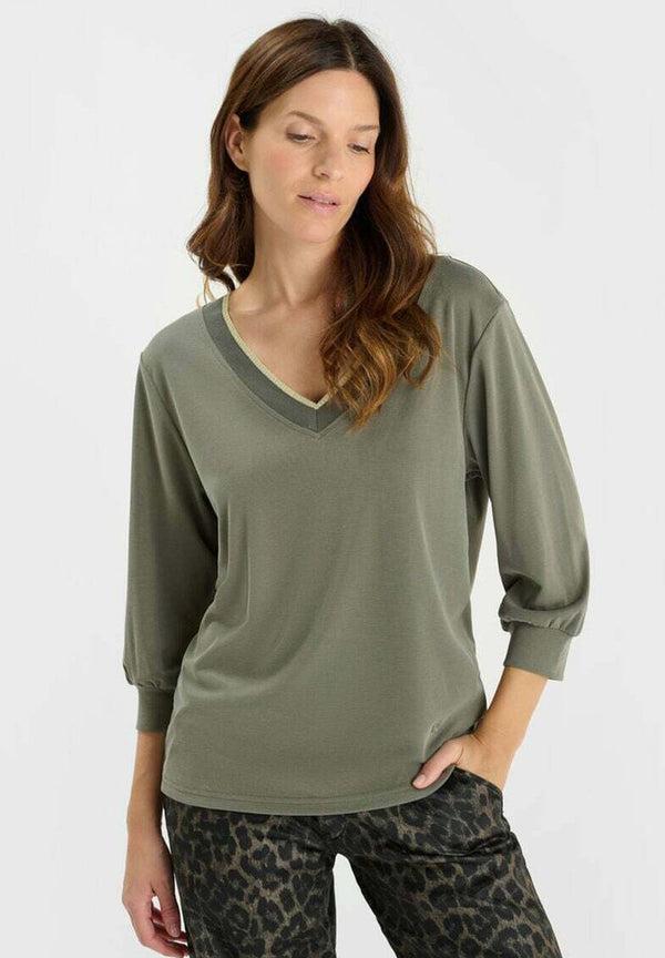 Le Temps Des Cerises Ticka Shirt - Khaki
