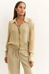 YAYA Blouse Jacket - Soft Green