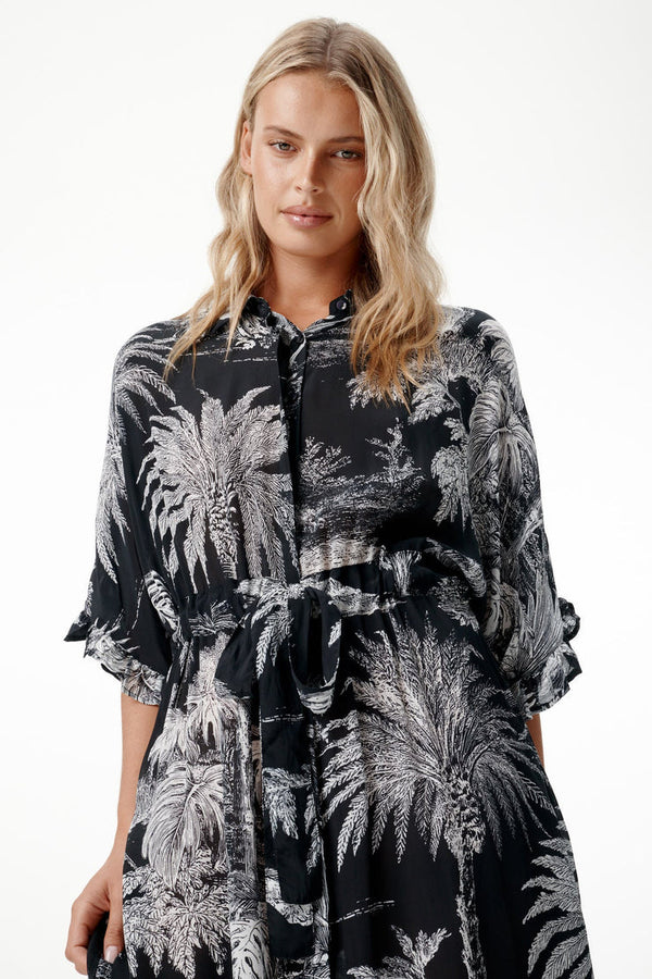 ONESEASON Jasmine Dress - Midnight Palm