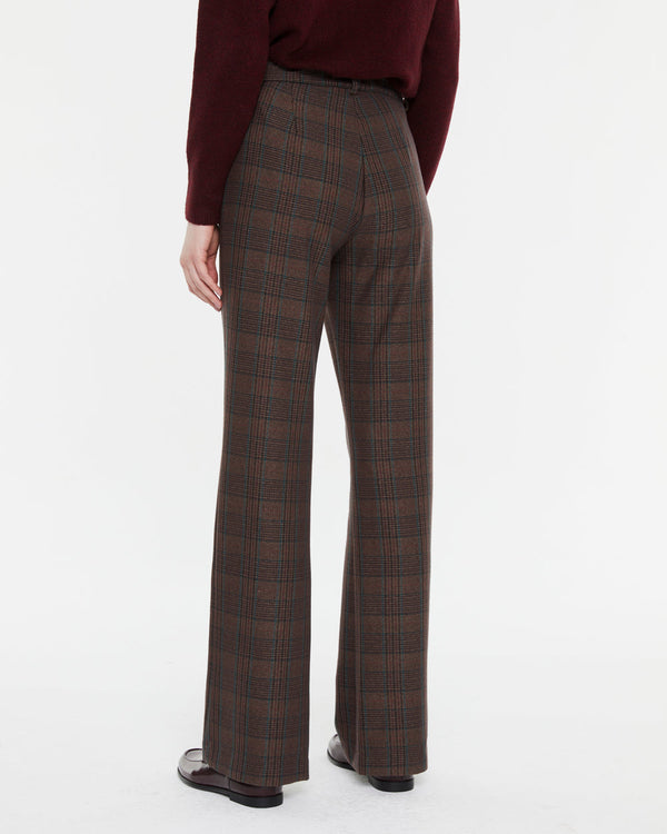 ANDAM Plaid Pant - Bordeaux