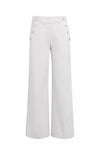 YAYA High Waist Wide Leg Trousers - Off White