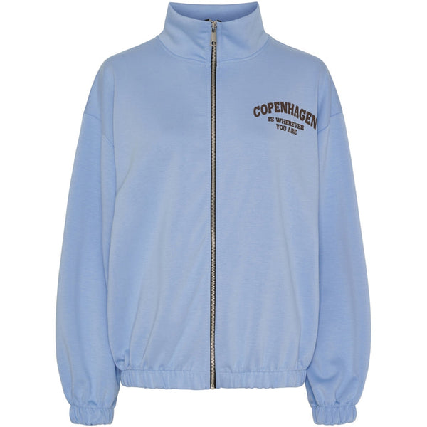 Marta Du Chateau Mdcnete Cardigan - Sky Blue Brown