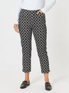 Clover Print Pant- Ivory/Black