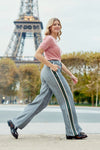 La Petite Etoile Straight-leg Trousers- Grey