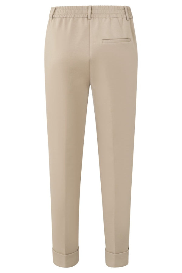 YAYA – Nohavice Scuba - Aluminium beige