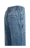 YAYA Loose Fit Straight Denim - Mid Blue