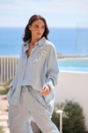 Brave and True Homestead Shirt - Icy Blue