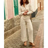 La Petite Etoile Straight-leg Jean - White