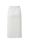 YAYA Midi skirt - Grey Melange