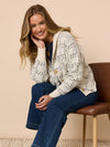 Threadz Mademoiselle Knit Jacket - Ivory