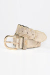 Le temps Braided Golden Kebir Belt-Gold
