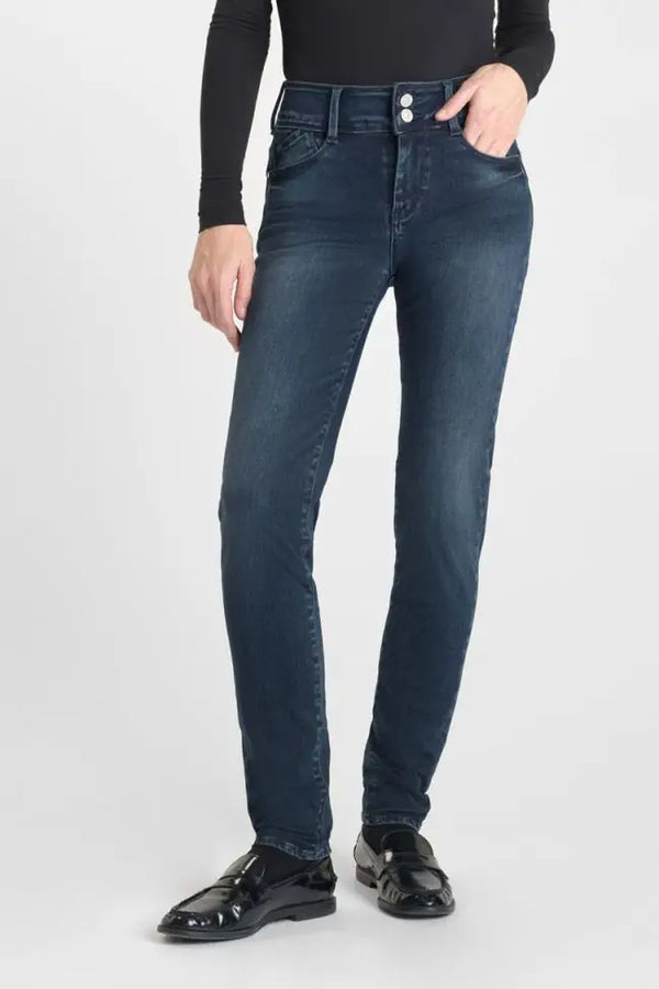 Le Temps Des Cerises Ultra Pulp Slim Jean- Blue Black