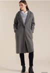SIROCCO Boiled Wool Coat - Sage