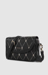 PRINGLEArgyle AOP Flapover Crossbody Bag - Black