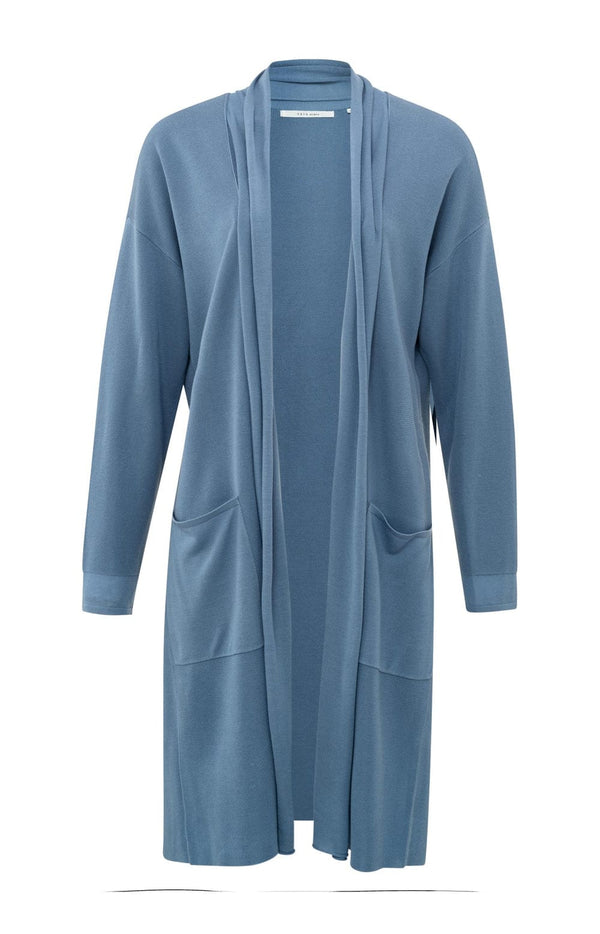 YAYA Long Cardigan- Infinity Blue