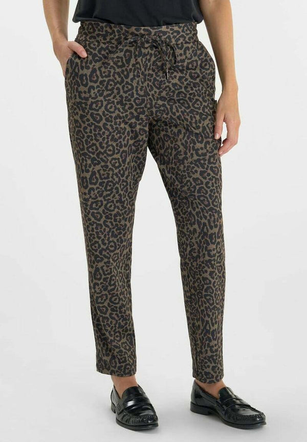 Le Temps Des Cerises Pant - Leopard Print