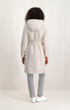 YAYA Woven Parka Jacket - Chalk White