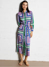 La Petite Etoile Printed Shirt Dress - Multicolored