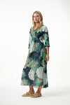 ONESEASON Mia Dress - Monstera Night-Green