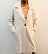 SIROCCO Boiled Wool Coat - Oatmeal