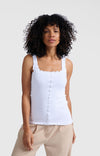 YAYA Singlet Top - Pure White