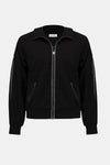 Joseph Ribkoff Zipper Collared Top - Black