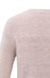 YAYA Melange Yam Cardigan - Shadow Gray Pink Mel