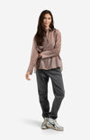 YAYA Refined Back Detail Blouse - Blush Pink