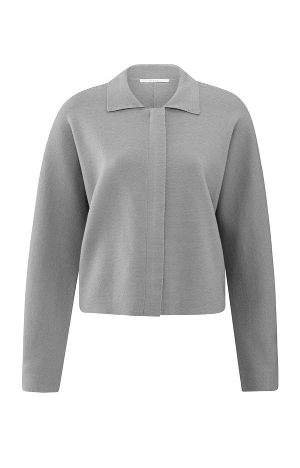 YAYA Cardigan - Light Metal Grey