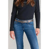 Le temps Braided Gunmetal Kebir Belt-Gunmetal
