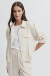 Yarra Trail Natal Shacket - Cashew