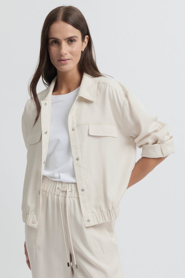 Yarra Trail Natal Shacket - Cashew