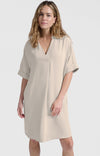 YAYA Flowy V-neck Dress