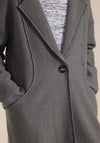 SIROCCO Boiled Wool Coat - Sage