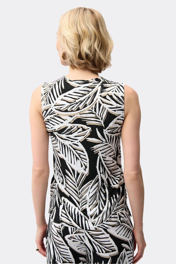 Joseph Ribkoff LDS Top -Tropical Print