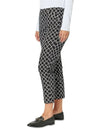 Clover Print Pant- Ivory/Black