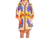 Isla Bonita Beaded Shirt Dress - Eye Print