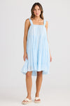 Holiday Saunter Dress - Ice Blue