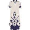 Marta Du Chateau Helma Dress - Blue-V4058Tpi